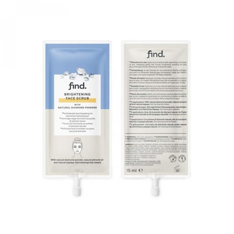 FIND Diamond Face Scrub 15ml - Pack of 6