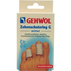 Gehwol 1026926 Toe Protection Ring G Polymer Gel Ring Medium