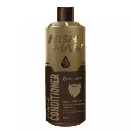 Nishman Beard & Mustache Care Series Beard and Mustache Conditioner 200ml