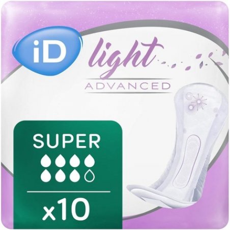 iD Light Advanced Super Incontinence Protection 10 Pack 800ml