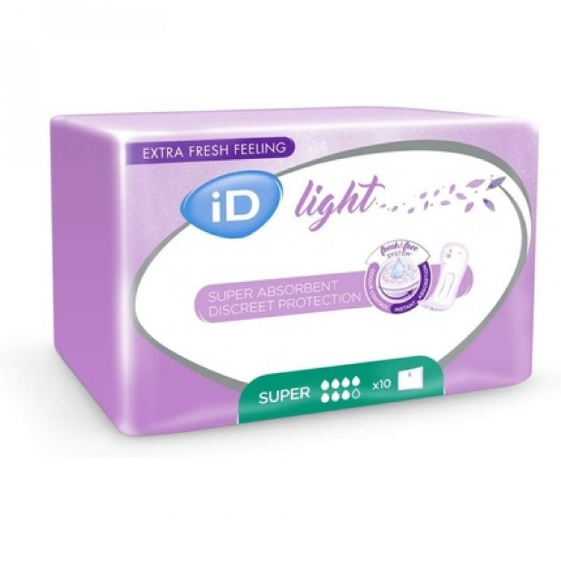 iD Light Advanced Super Incontinence Protection 10 Pack 800ml