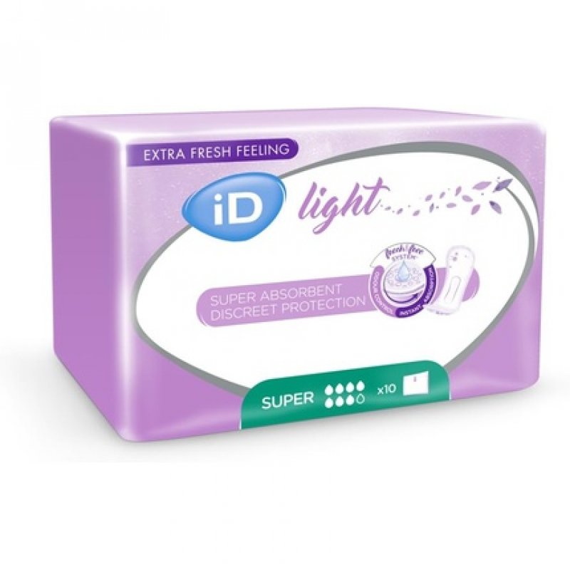 iD Light Advanced Super Incontinence Protection 10 Pack 800ml