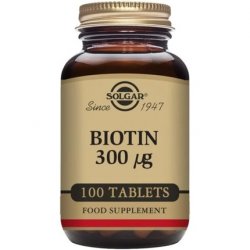 Solgar Biotin 300mcg 100 Tablets