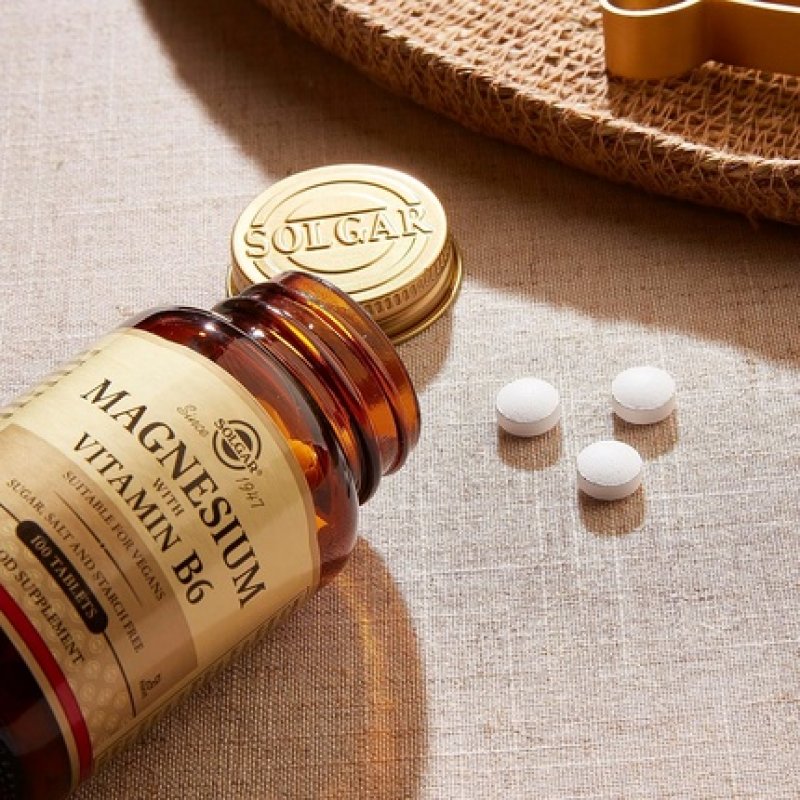 Solgar Magnesium with Vitamin B6 Energy Support 100 Tablets