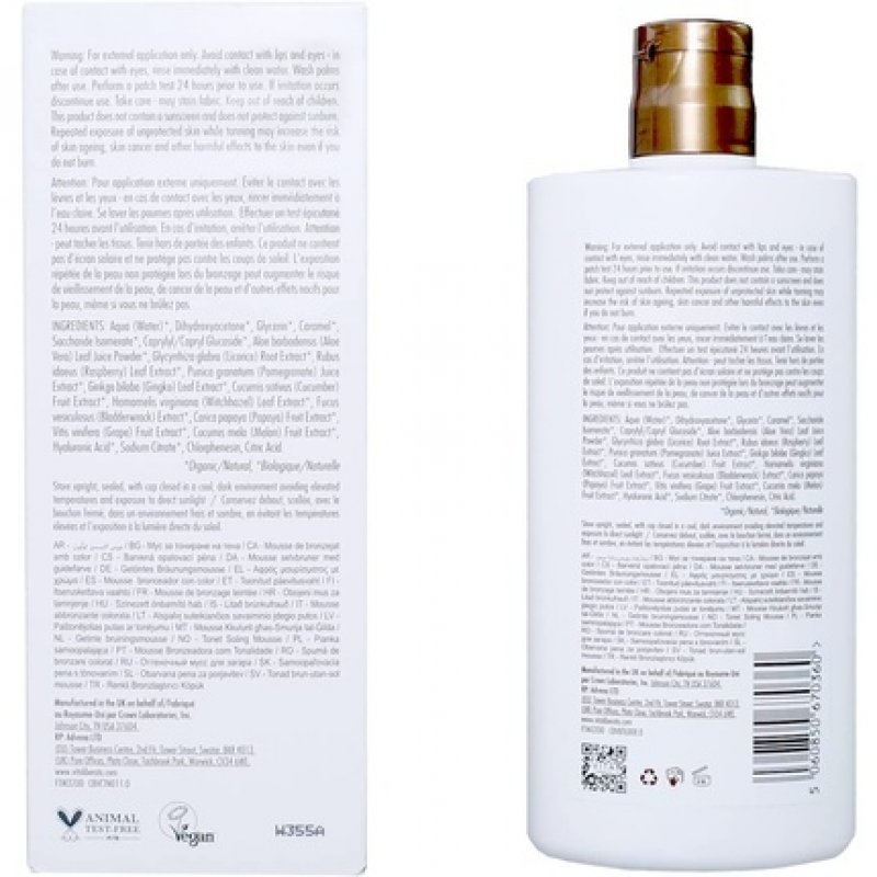 Vita Liberata Clear Tanning Mousse Dark 200ml - New Packaging