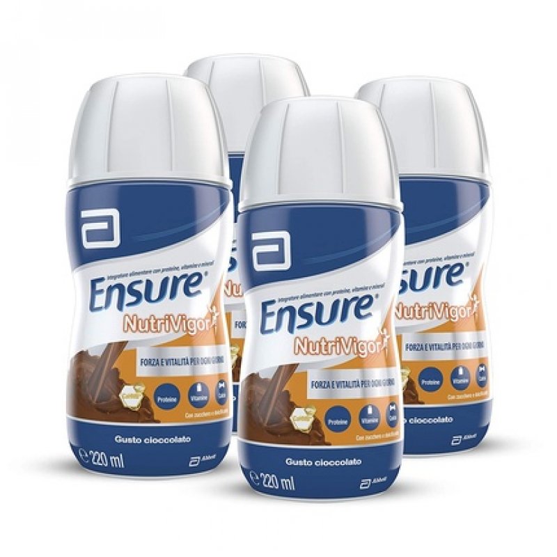 Ensure Nutrivigor Chocolate 220ml - Pack of 4