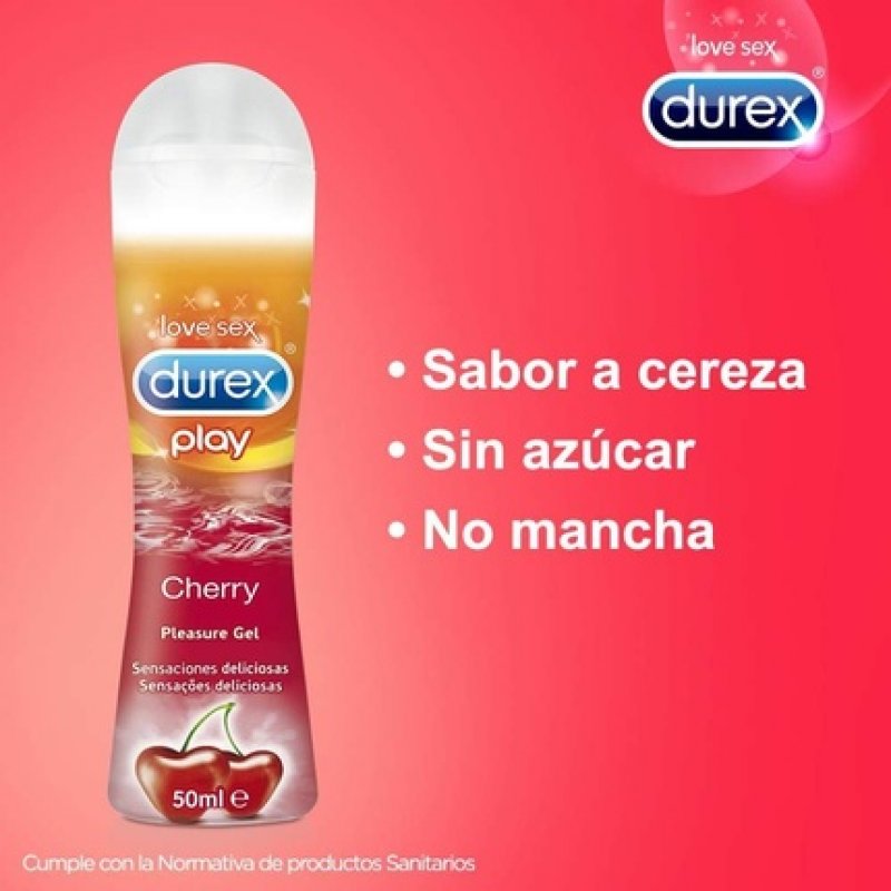 Durex Play Cherry Pleasure Gel Lubricant 50ml
