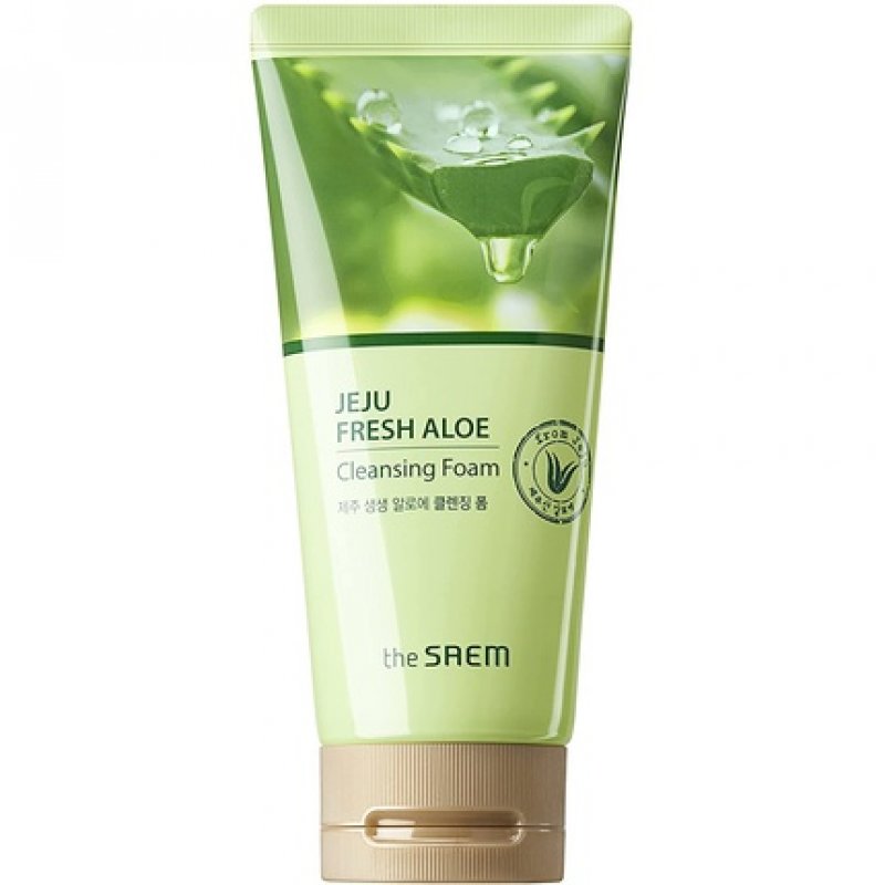 The Saem Facial Cleansing Foam with Pure Aloe Vera Extract 150g