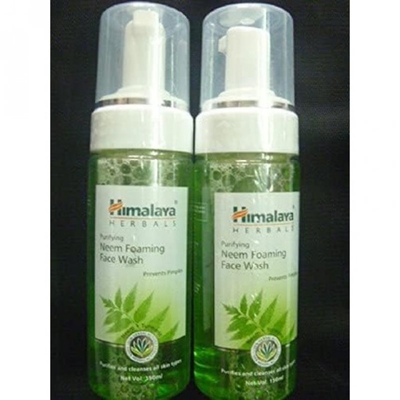 Himalaya Herbals Purifying Neem Foaming Face Wash Prevents Pimples Purifies Cleanses All Skin Type 150ml