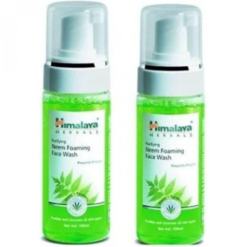 Himalaya Herbals Purifying Neem Foaming Face Wash Prevents Pimples Purifies Cleanses All Skin Type 150ml