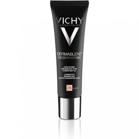 Vichy Dermablend 3D Correction Corrective Resurfacing Active Foundation 16HR SPF25 30ml Nude 25