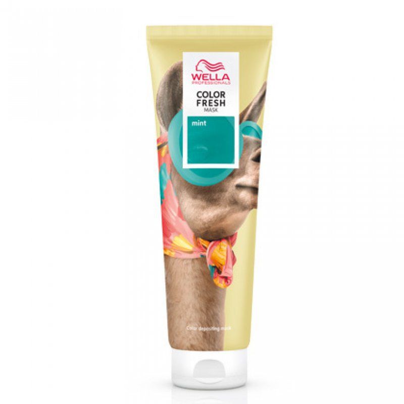 Wella Professionals Color Fresh Mask Mint Hair Treatment with Avocado Oil 150ml