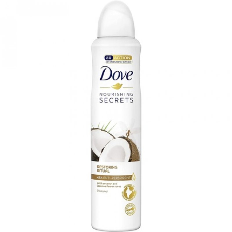 Dove Antiperspirant Aerosol Coconut And Jasmine Flower 250ml