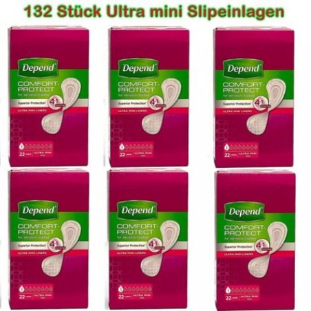 Ultra Mini Panty Liners Comfort Protect Flexible Light Incontinence