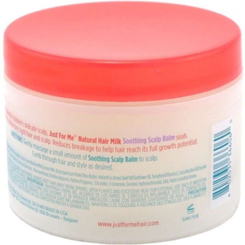 Just For Me Hair Milk Soothing Scalp Balm Jar 6 Ounce