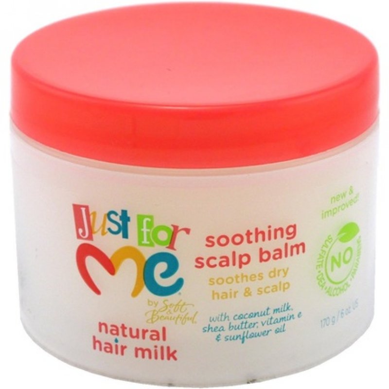 Just For Me Hair Milk Soothing Scalp Balm Jar 6 Ounce