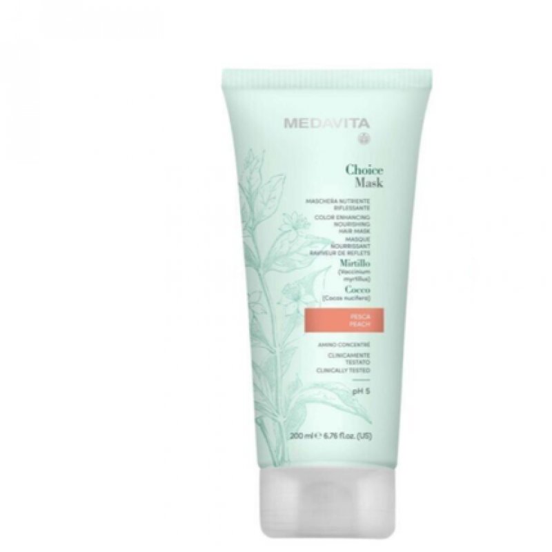 MEDAVITA Choice Color Hair Mask Peach 200ml