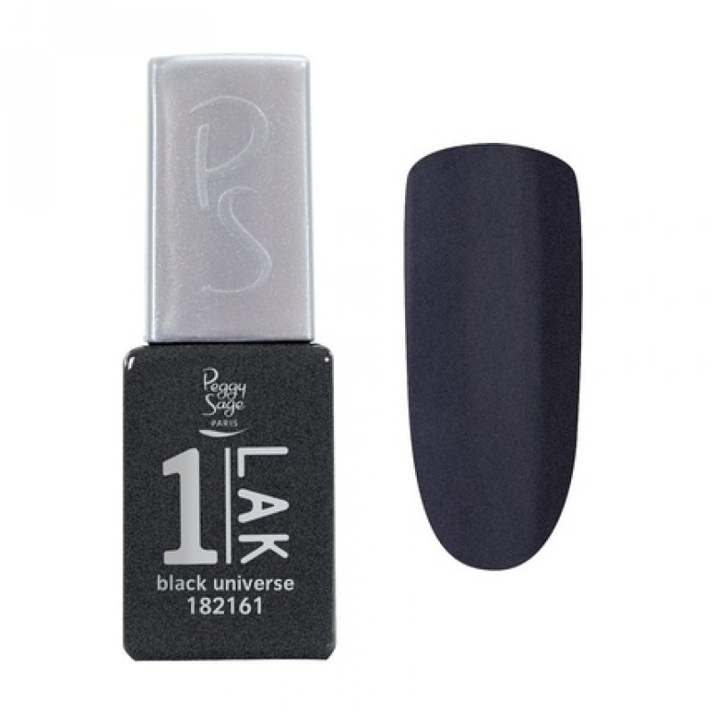 Peggy Sage One-LAK 1 Step Gel Polish Black Universe