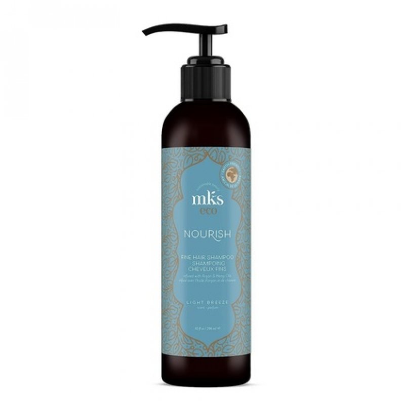 Earthly Body MKS eco Nourish Shampoo for Fine Hair Light Breeze 10 fl oz