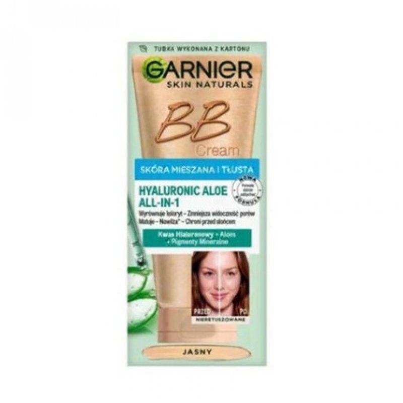 Garnier BB Face Cream Hyaluronic Acid Aloe Vera Combination Oily Skin SPF 25 50ml