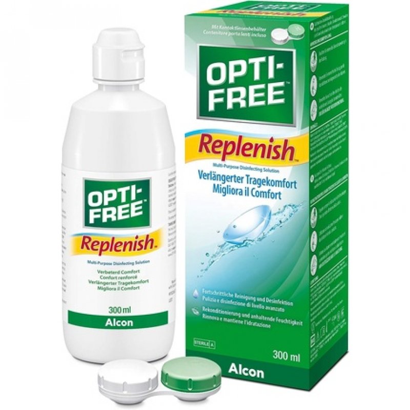 Opti-Free Replenish Contact Lens Solution 300ml