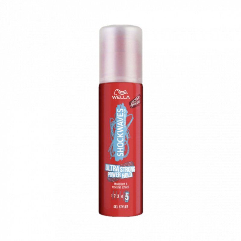 Wella Shockwaves Ultra Strong Power Gel 100ml - Pack of 3