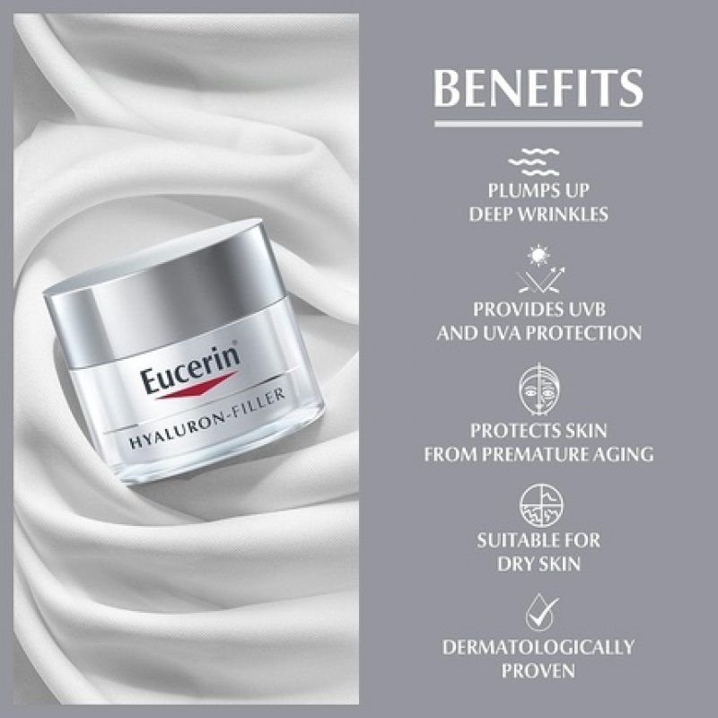 Eucerin Hyaluron-Filler Dry Skin Day SPF15 Cream 50ml