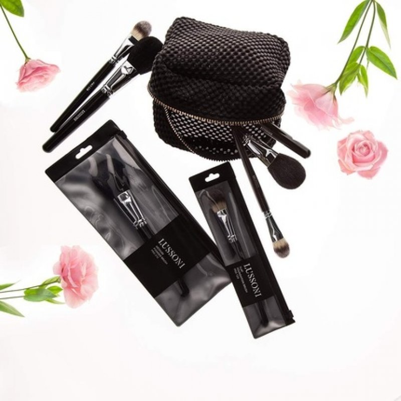 TB Tools for Beauty T4B Lussoni 100 Series Professional Makeup Brushes for Liquid and Cream Cosmetics - PRO 124 Flat