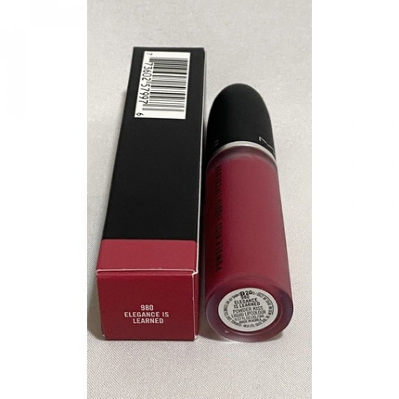 MAC Powder Kiss Liquid Lipcolour Shade 980 Elegance is Learned 5ml .17oz