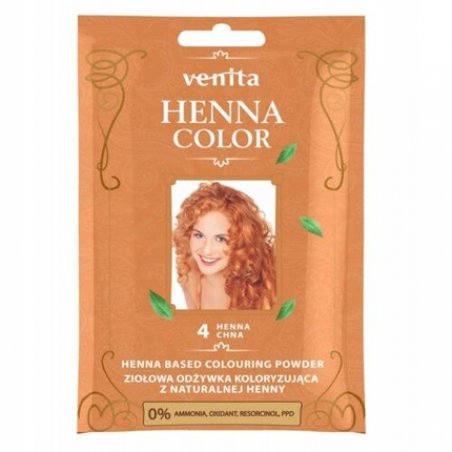 Venita Henna Herbal Hair Coloring Conditioner 4 Chna 30G