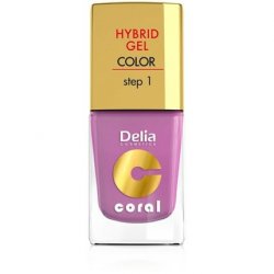 Delia Cosmetics Coral Hybrid Gel Nail Polish No. 05 Powder Pink 11ml