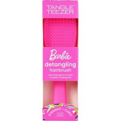 Barbie x Tangle Teezer The Ultimate Detangler Hairbrush Kind to Wet and Dry Hair Eliminates Knots and Reduces Breakage