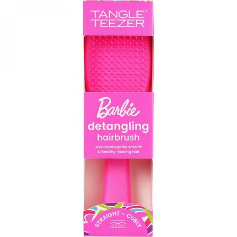 Barbie x Tangle Teezer The Ultimate Detangler Hairbrush Kind to Wet and Dry Hair Eliminates Knots and Reduces Breakage