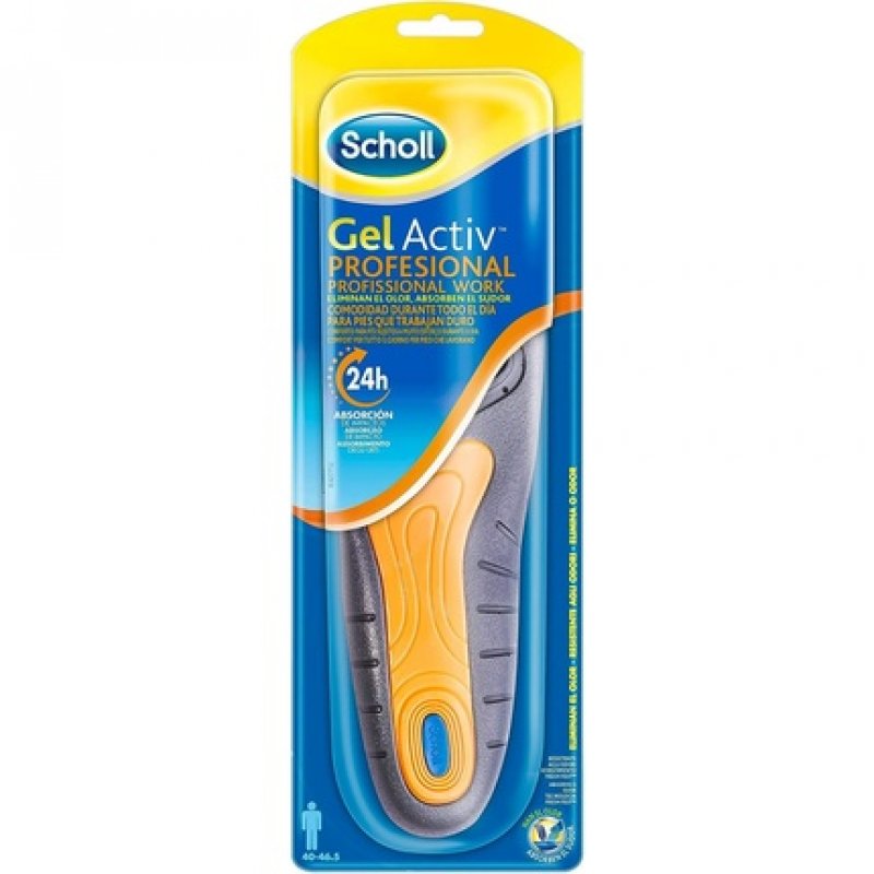 Sholl Gel Activ Profesional Insoles Man Size 40-46.5