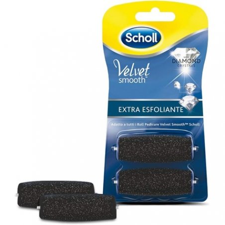 Scholl Velvet Express Pedi Extra Hard Skin Remover Replacement Rollers