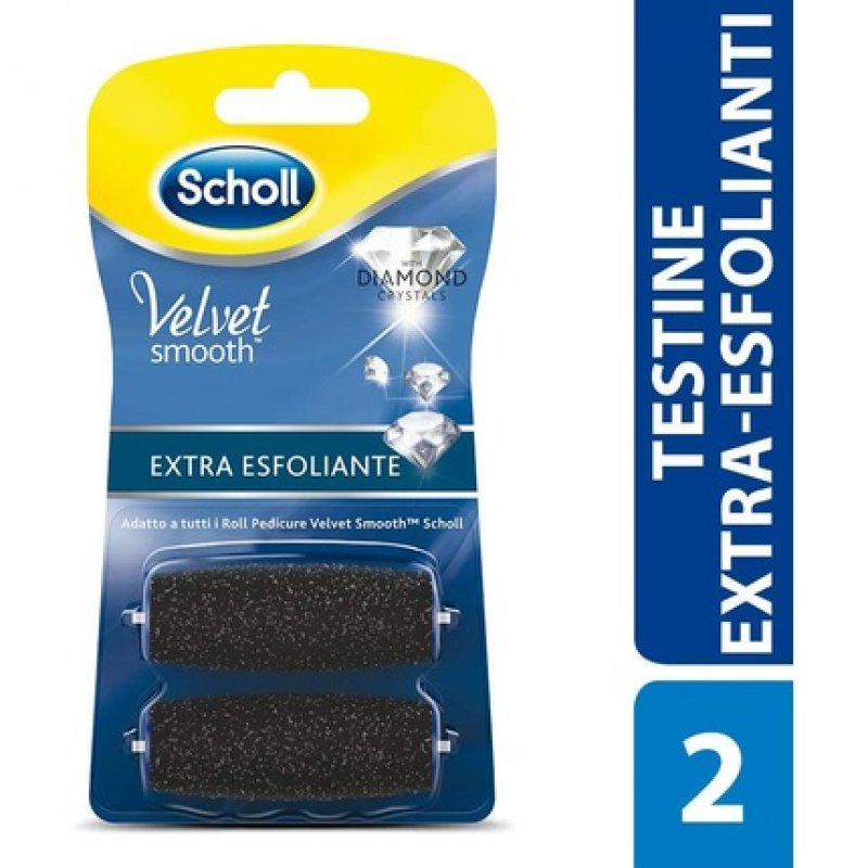 Scholl Velvet Express Pedi Extra Hard Skin Remover Replacement Rollers