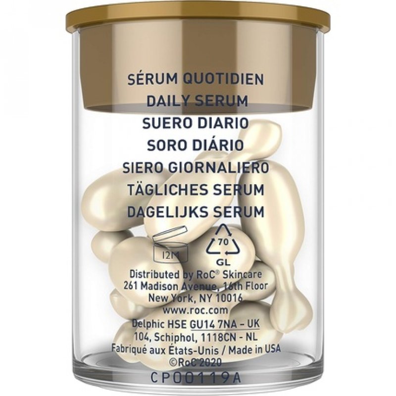 RoC Retinol Correxion Line Smoothing Night Serum Anti-Aging Moisturizer 10capsules