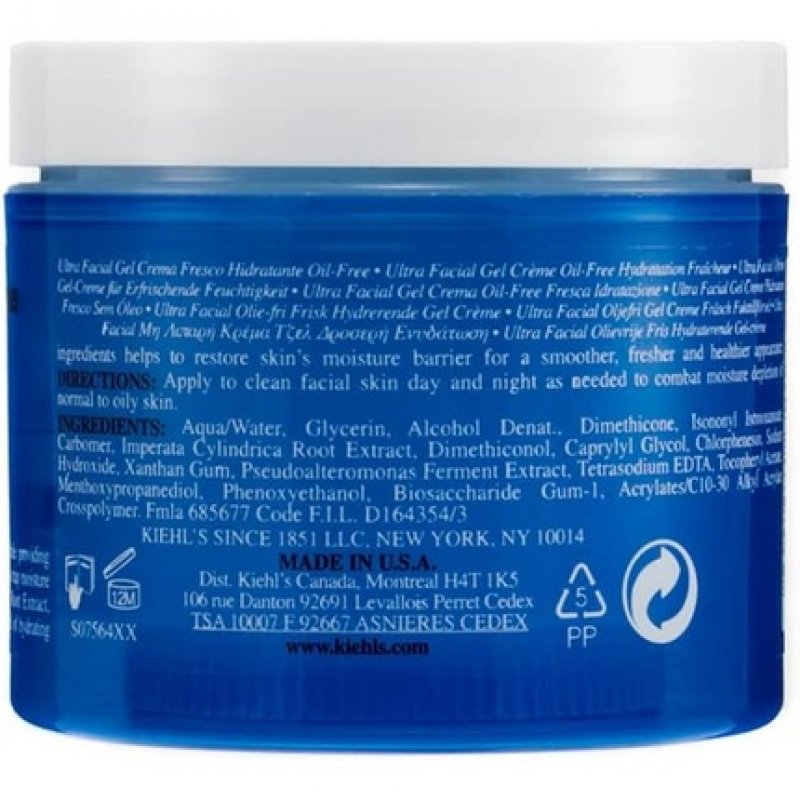 Kiehl's Oil-Free Gel Cream Facial Creme 125ml