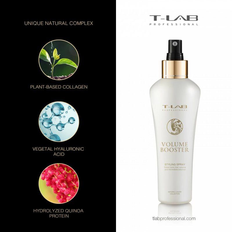 T-LAB Professional Volume Booster Styling Spray 150 ml Hair spray Unisex