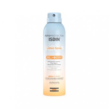 ISDIN Fotoprotector Lotion Spray LSF50 250ml - Moisturizing Protection for Normal to Dry Skin