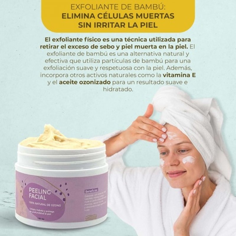 Ozone Dor Facial Peeling Exfoliating Natural No Chemicals to Remove Dead Cells and Stains of the Face Very Useful in