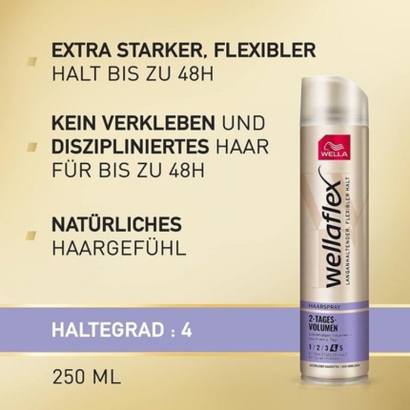 Wella Flex 2-Day Volume Hair Spray Extra Strong 250ml