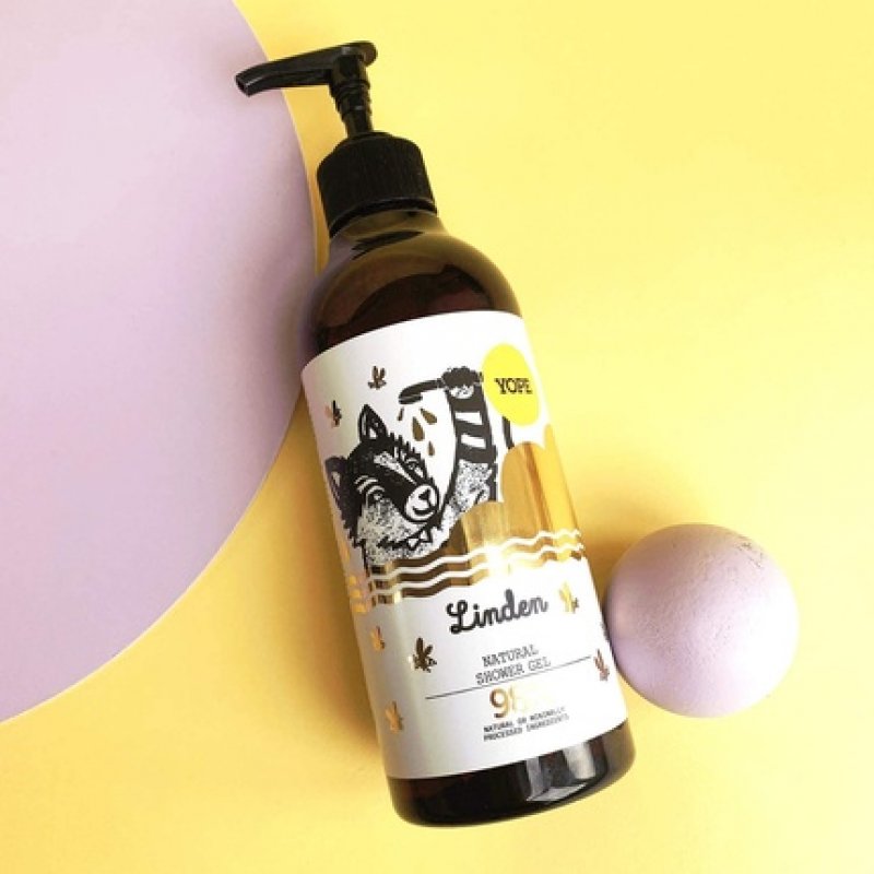 YOPE Natural Shower Gel with Linden Flower Extract 400ml