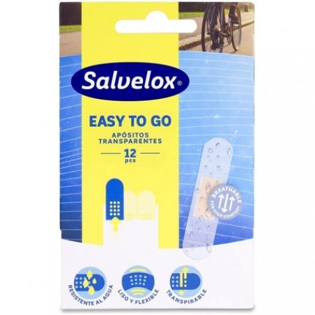 Tiritas Salvelox Easytogo Transparent 12 Units