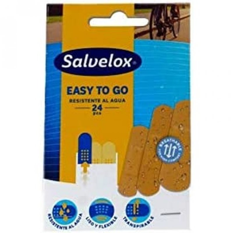 Tiritas Salvelox Easytogo Water Resistant 24 Units