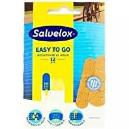Tiritas Salvelox Easytogo Water Resistant 12 Units