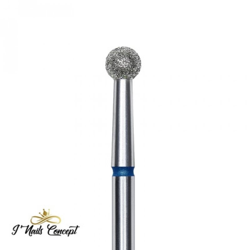 STALEKS PRO Diamond Nail Drill Bits Ball Blue 3.5mm