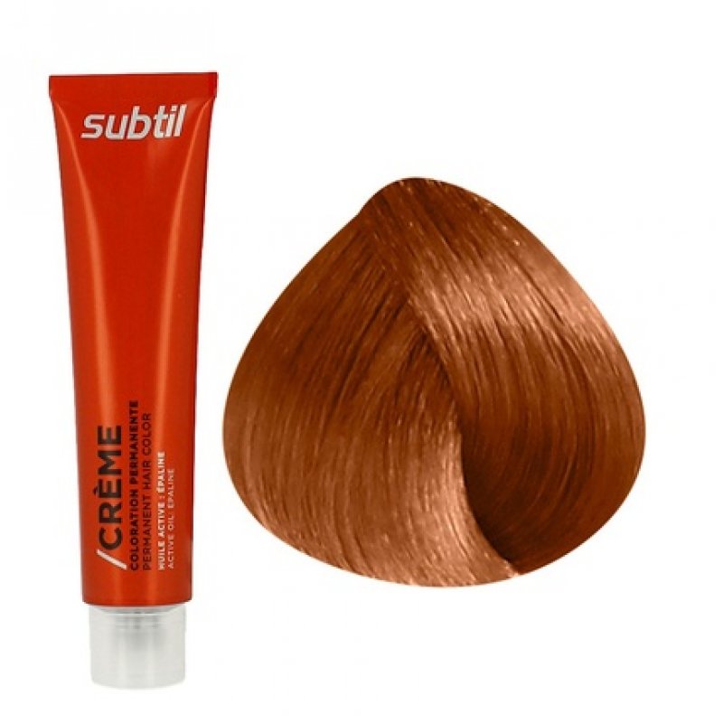 Subtil Creme Permanent Hair Coloring Cream 60ml 08.74 Marron Cuivre Blond Clair