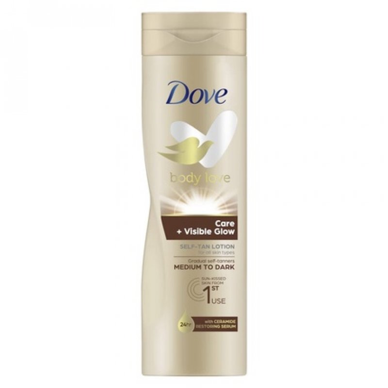Dove Visible Glow Self-Tan Lotion 250ml