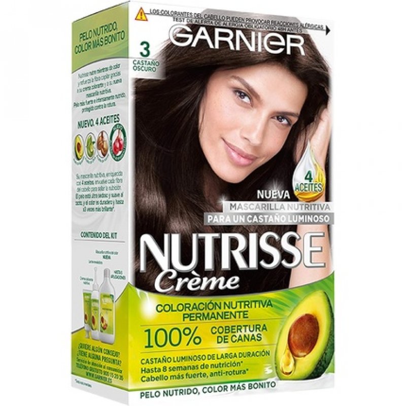 Garnier Nutrisse Crème 4 Dark Brown Permanent Hair Dye
